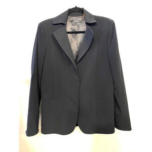 Tahari | Women's Black Blazer Two Button Jacket Lightweight Size 6